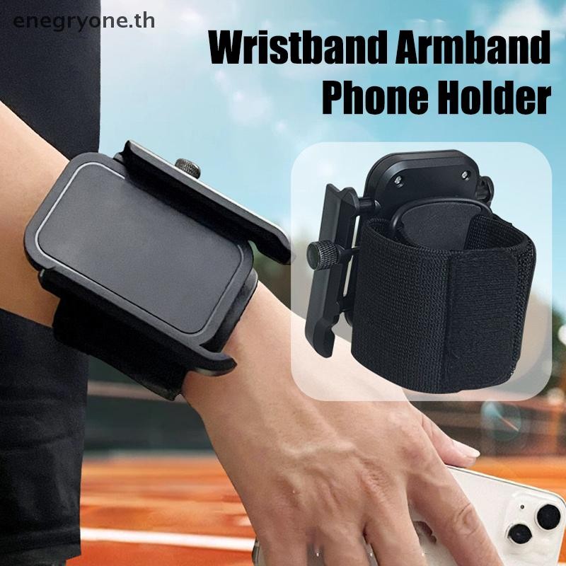 Eoth ที่วางโทรศัพท์สายรัดข้อมือ 360° ที่วางโทรศัพท์สําหรับเล่นกีฬาแบบหมุนได้สําหรับวิ่งเดินป่าขี่จักรยานเดินสมาร์ทโฟนสากล .
