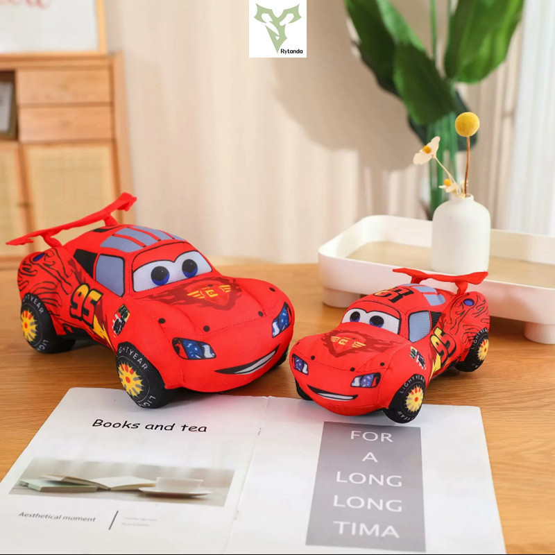 Lightning McQueen ตุ๊กตาของเล่น McQueen Race รถ Plushie ตุ๊กตาการ์ตูนรถตุ๊กตาของเล่นหมอนเด็ก Soothin