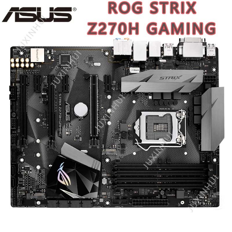 มือสองเมนบอร์ด ASUS ROG STRIX Z270H GAMING LGA 1151 เมนบอร์ด DDR4 Intel Z270 64GB PCI-E 3.0 M.2 SATA