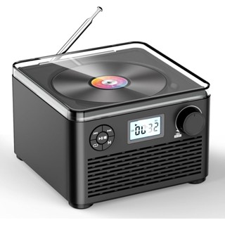 เครื่องเล่นซีดีพกพาพร้อมลําโพง เครื่องเล่นซีดีแบบชาร์จคู่บลู…