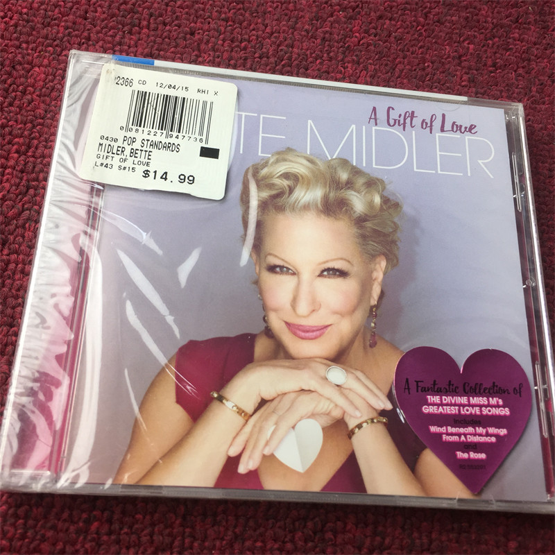 (ใหม่เอี่ยม ) Bette Midler A Gift Of Love ying