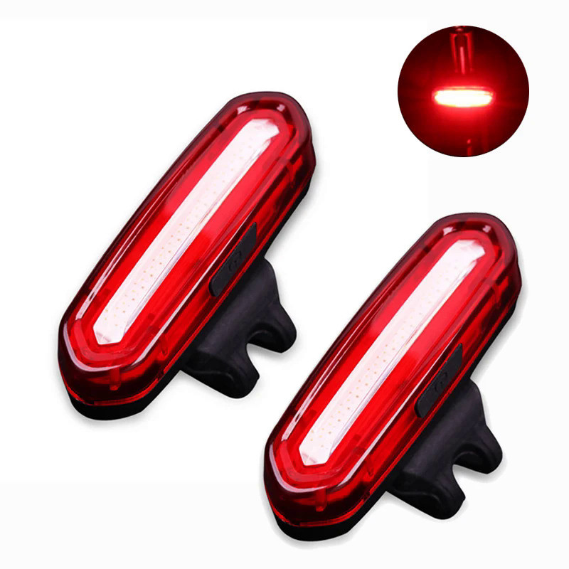 Bicycle Taillight MTB Light Bike Rear Light USB Rechargeable LED Cycling Bike Warning Light Mountain