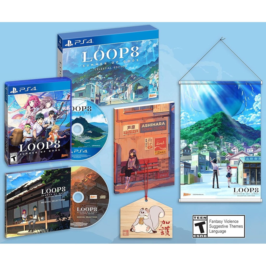 แผ่นเกม Ps4 🎮 Loop8 : Summer of Gods [Celestial Edition] | ชุด Box มือ1 🆕 | Zone1 US (ภาษา Eng) |