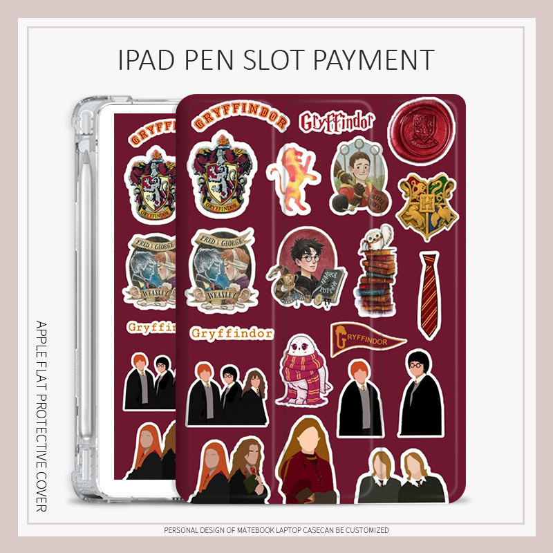 เคส Harry Potter Gryffindor iPad air4/5/6 10.2 gen7/8/9 เคส iPad gen10 2022 pro11 2024 pro12.9 pro13