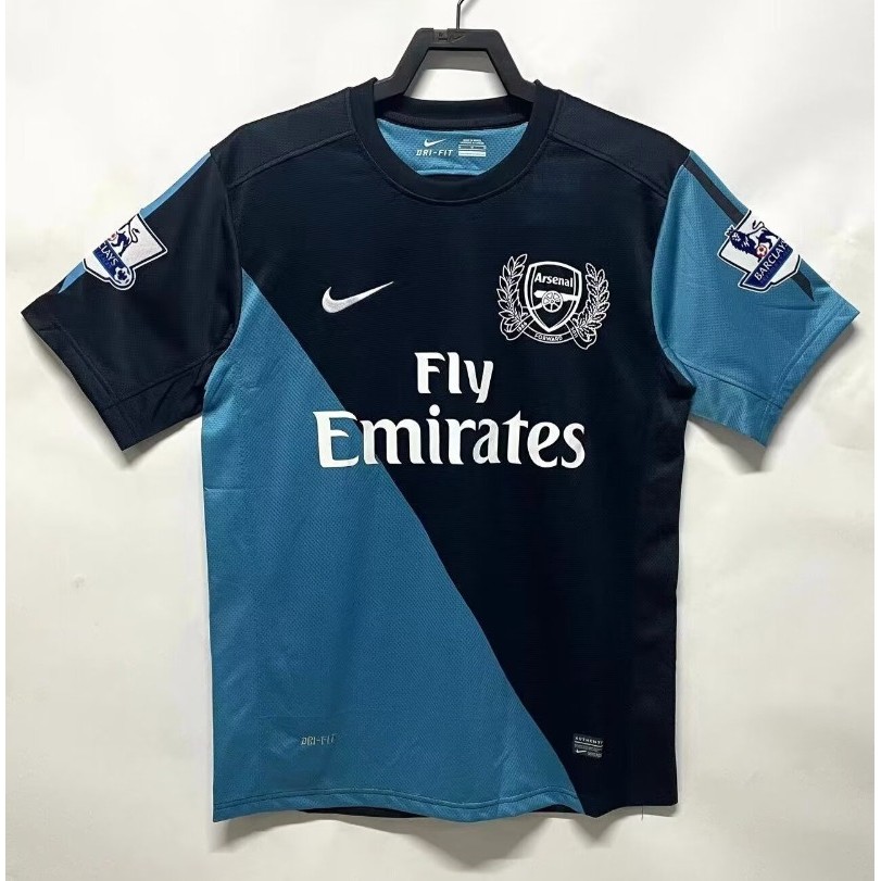 2011/12 Arsenal Away Retro เสื้อฟุตบอล S-XXL ผู้ใหญ่แขนสั้น Quick Dry กีฬาฟุตบอลเสื้อยืด AAA