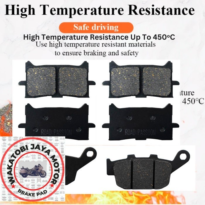 ผ้าเบรคสําหรับ HONDA CB 650R CBR 650R CBR650R CB650R 2019-2024