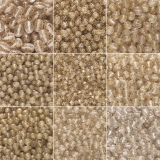 St. kunkka 10 ชิ้นลูกปัดอะคริลิค Gilding Stamping รอบลูกปัดห…