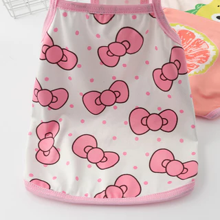 Miflame ผลไม้เสื้อผ้าสุนัขฤดูร้อน Puppy Vests สําหรับสุนัข Pomeranian Chihua ผ้าสัตว์เลี้ยงน่ารักเสื้อกั๊กสับปะรดสุนัขเสื้อกั๊ก