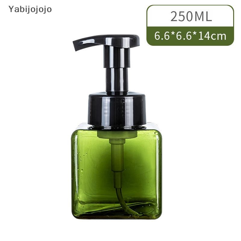 ยาบิโจโจโจ 250/450มล มูสทําความสะอาดผิวหน้าโฟมจ่ายขวดปั๊มพลาสติกมินิขวดเปล่ารีฟิลสําหรับการเดินทางทําความสะอาดเครื่องสําอางใ
