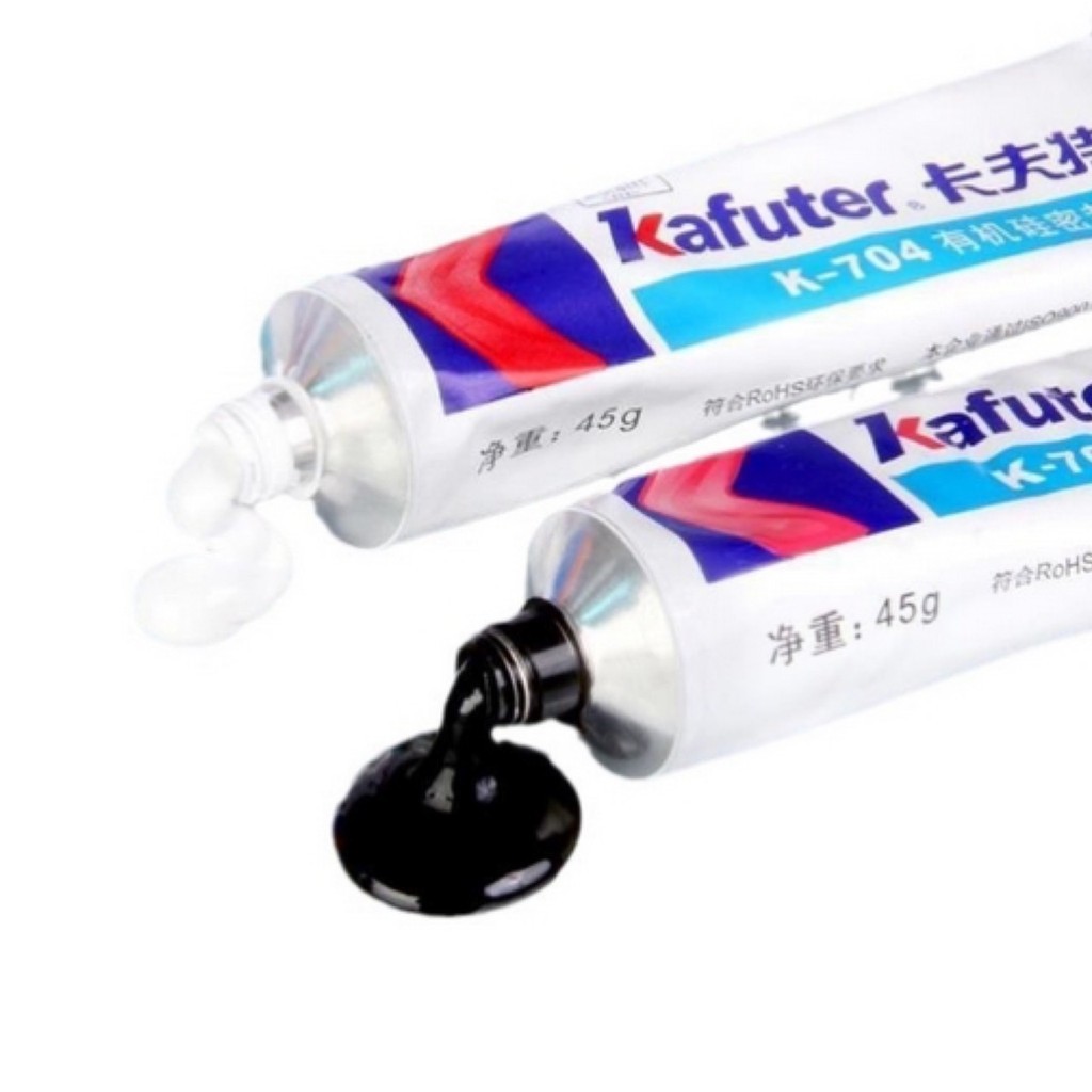 🎀 กาวซิลิโคน กาว สีดำ สีขาว ซีล ซิลิโคน Kafuter กาวยางซิลิโคน รุ่นอัพเกรด เนื้อแน่น กันน้ำ กันความร้อน ของแท้นำเข้า 🎀 - รูปที่ 2