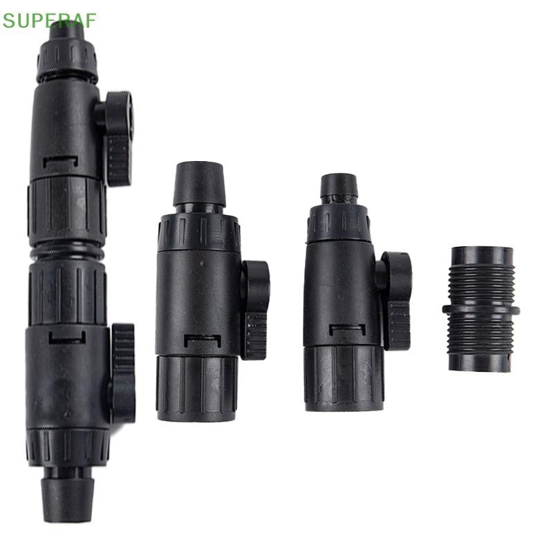 SUPERAF 1PCS ถังปลาน้ํา Flow Control 12 มม.16 มม.Aquarium ท่อวาล์วกรอง Connector Quick Release FIshbowl ติดตั้งง่ายอะแดปเตอร์ HOT