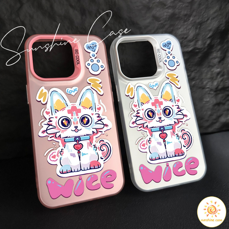 COD เคสไอโฟน15 ลายการ์ตูนลูกสุนัขสีสันสดใส เคสใช้ได้กับ IPhone 13 12 7Plus 14 15 11 Pro MAX XR XS XSMAX SE2020 กันกระแทก