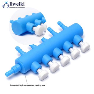 Liweki Aquarium Air ปั๊มท่อ Splitter พร้อมวาล์วปรับถังปลาปั๊…