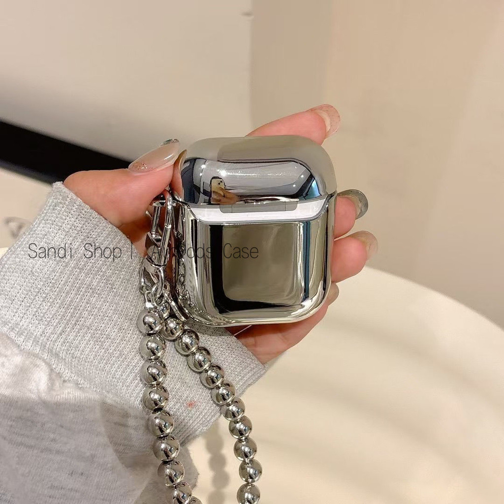 Simple Electroplated เพชรหัวใจ AirPods 4 สําหรับ AirPods รูปที่ 7