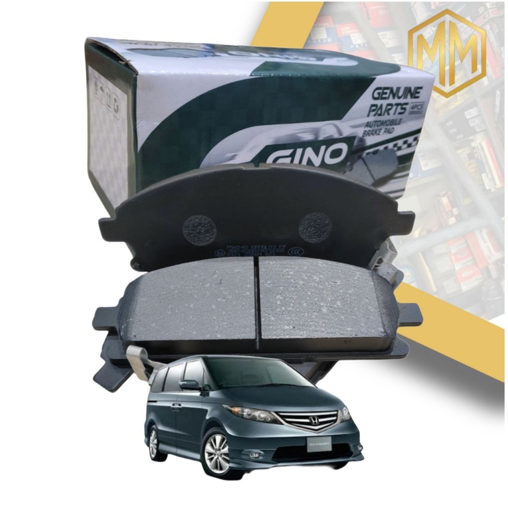 ผ้าเบรก GINO สําหรับ HONDA ELYSION RR1 RR3