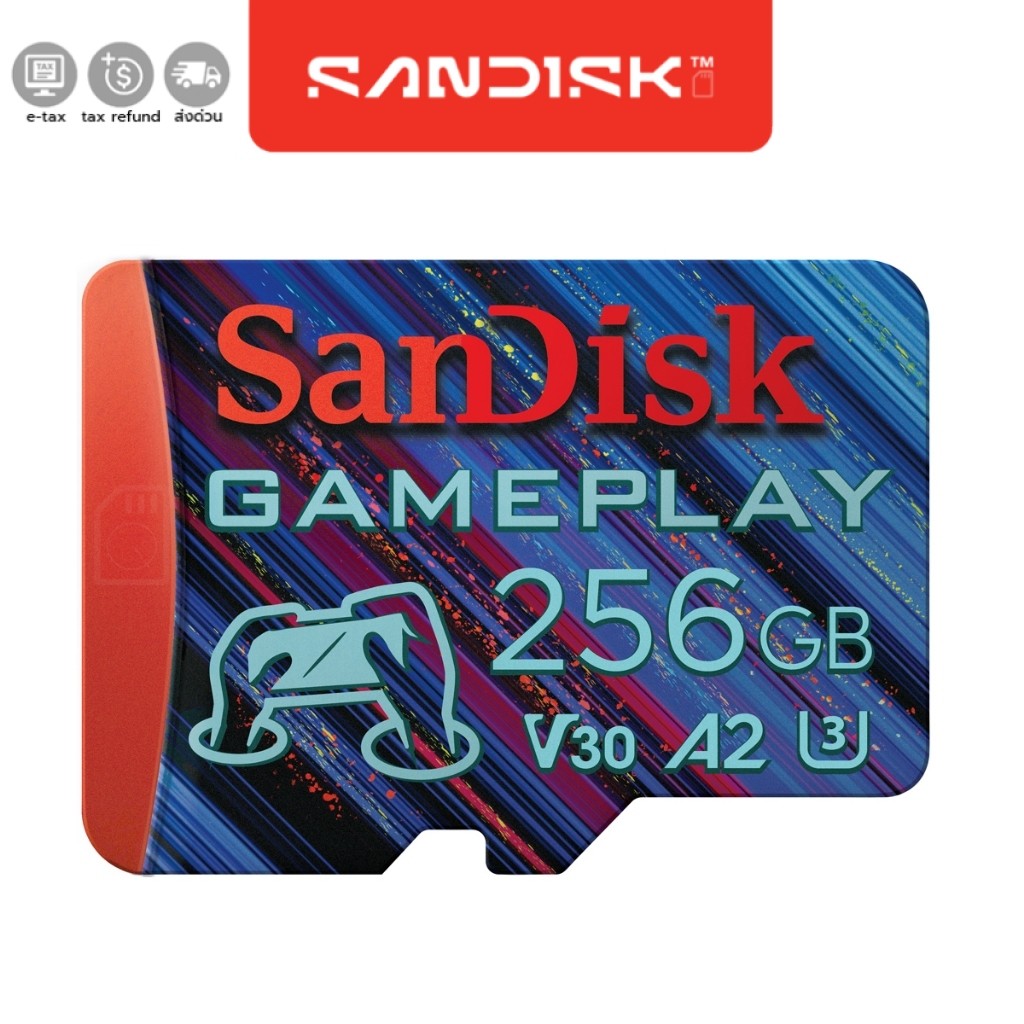 SanDisk GamePlay microSD card reads 256GB ( SDSQXAV-256G-GN6XN )190MB/s writes 130MB/s