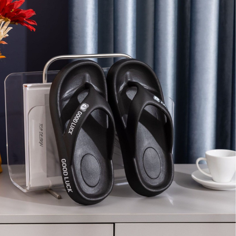 สุภาพสตรี Flip-Flops หญิงรองเท้าแตะ EVA Anti-Slip หนา Soled Flip-Flops แฟชั่น Soft-Soled