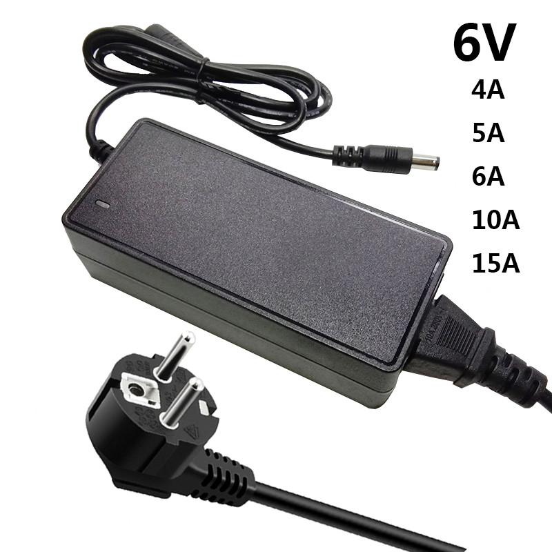 6v 4A 5A 6A 10A 15A Universal Power Adapter 6V4A 6V5A 6V6A 6V10A 6V15A AC DC Adaptor 6 โวลต์ Switchi