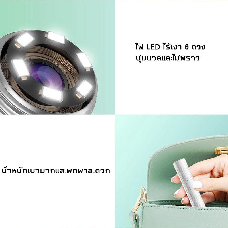 แคะหูพร้อมกล้อง HD ไฟ LED ระบบควบคุมอุณหภูมิอัจฉริยะ ความละเอียดสูง 20000w - รูปที่ 4