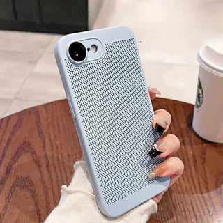 สําหรับ Iphone 17E 16E Cooling การกระจายความร้อน Slim Hard PC เคสโทรศัพท์พร้อมเลนส์แก้วป้องกัน