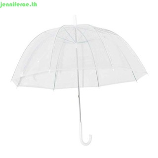เจนนิเฟรา ร่มเห็ดโปร่งใสพร้อมที่จับง่ายน้ําหนักเบา
