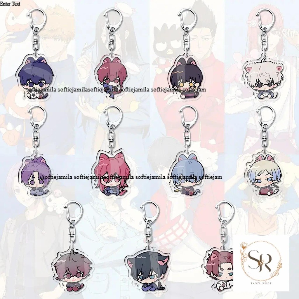 อะนิเมะ Blue Lock พวงกุญแจ SAE itoshi rin พวงกุญแจอะคริลิคสําหรับผู้หญิงผู้ชายพวงกุญแจ nagi seisihir