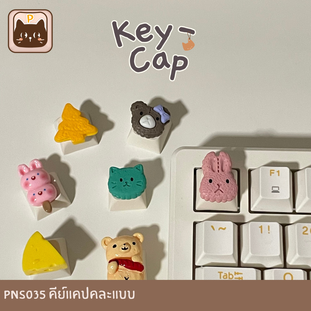 PNS035 [keycaps] คีย์แคปคละแบบ สำหรับ Mechanical Keyboard
