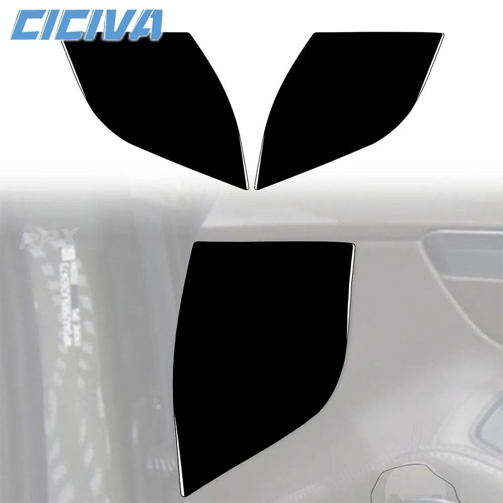 PORSCHE สําหรับปอร์เช่ บ็อกซ์สเตอร์ เคย์แมน 718 982 2016-2022เปียโนสีดําภายในประตูแผงปกรถภายในอุปกรณ