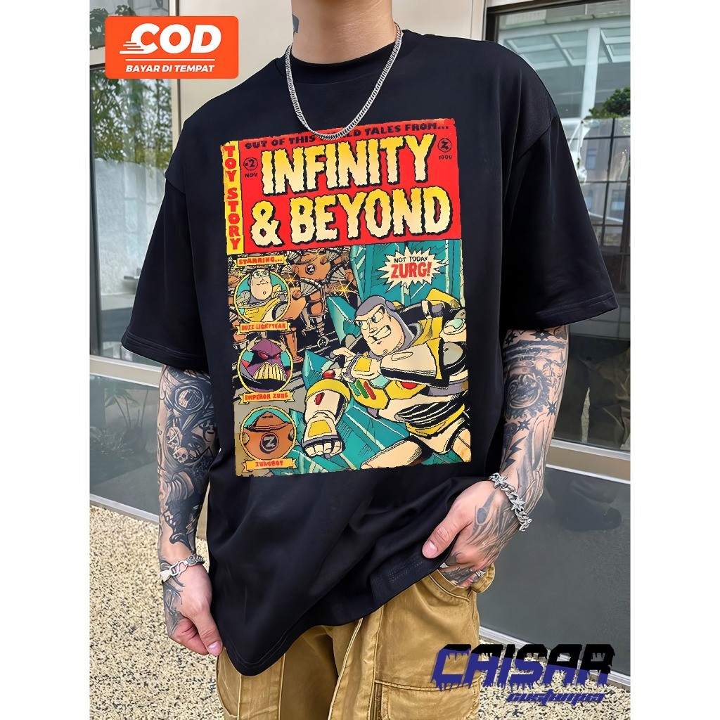 Disney Pixar Toy Story Buzz Lightyear Comic Retro T-Shirt - เสื้อยืด - เสื้อยืด - เสื้อยืดผู้ใหญ่ - 