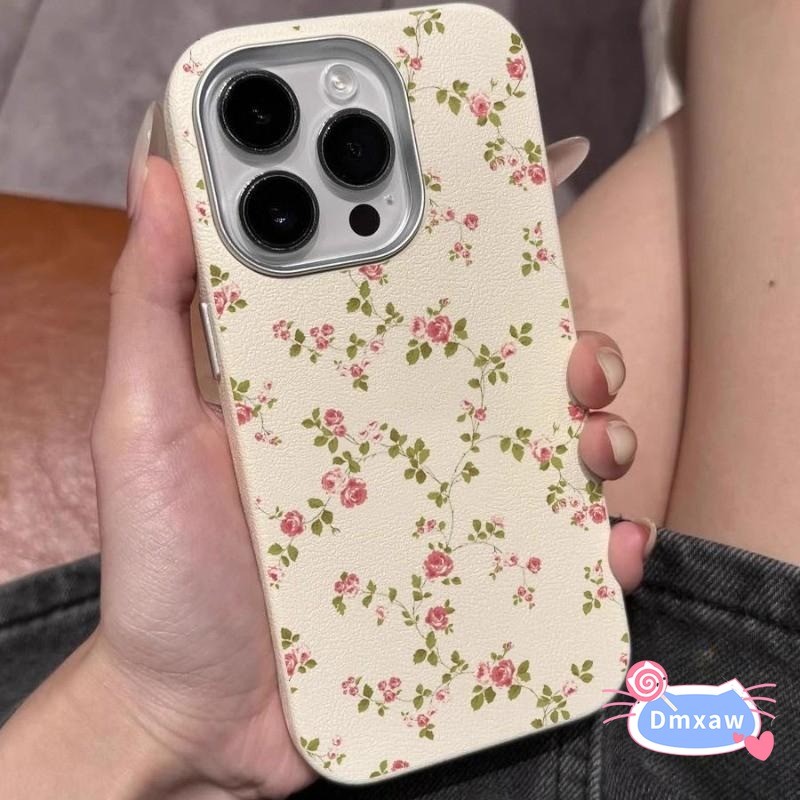 Insสไตล์Rose PUหนังสําหรับRealme C75 หมายเหตุ 60 50 P1 Pro GT Master V13 8 5G Q5i U1 6 5 Pro 6i 6s 5