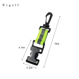[eigell] สายรัดถุงมือดับเพลิง, ที่หนีบถุงมือคลิปเกียร์เปิด, ไนลอนสะท้อนแสง, พร้อมหัวเข็มขัด, ที่ใส่ถุงมือคลิปสําหรับ