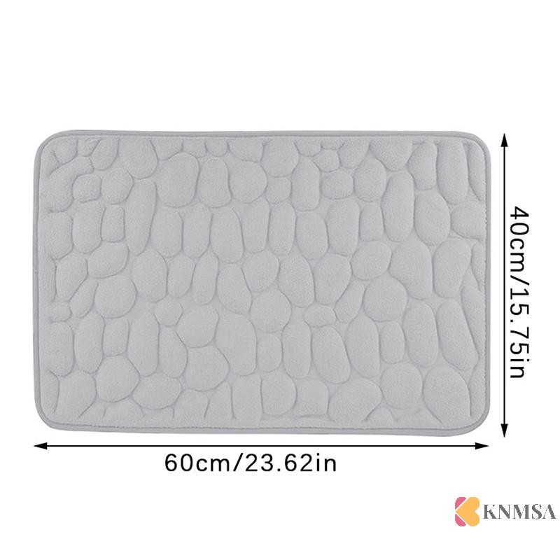 KNMSA] Home Cobblestone นูนประตูพรมพรมประตูห้องน้ํา Simple ลมดูดซับเสื่อเท้าห้องน้ําเสื่อกันลื่นพรมปูพื้น nsckn คอเต่าmh