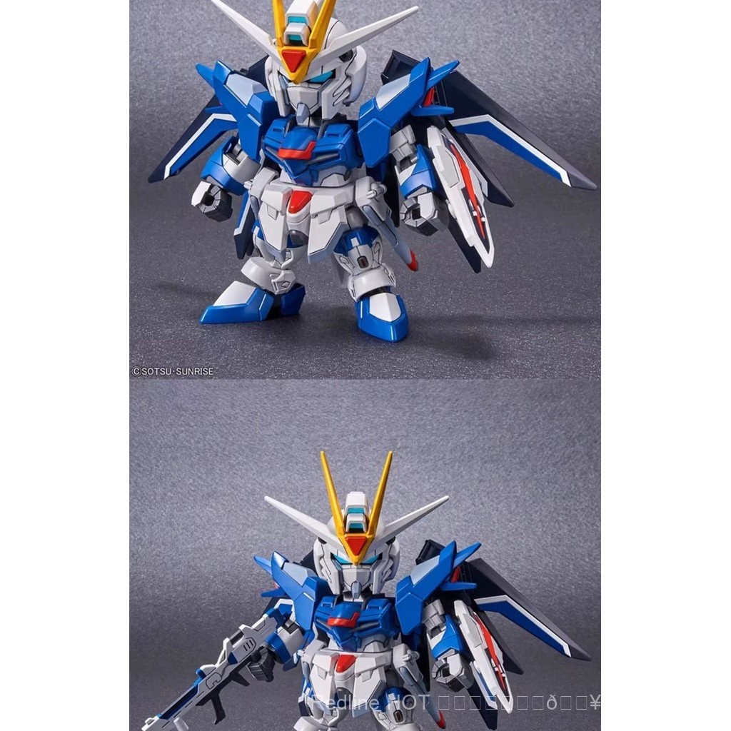 ของเล่นโมเดลประกอบ Bandai Q Version SDEX Gundam SD Wind Spirit Red Astray 00 Wing Unicorn Strike Freedom BB ของขวัญโมเดลโลหะหล่อ FGPT - รูปที่ 6