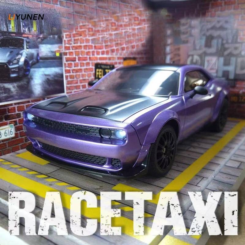 Rc Drift 4WD รถ Dodge SRT Hellcat รถแข่งโมเดลของเล่นรีโมทคอนโทรล GTR Mustang กีฬารถของเล่นของขวัญวันเกิดคริสต์มาส