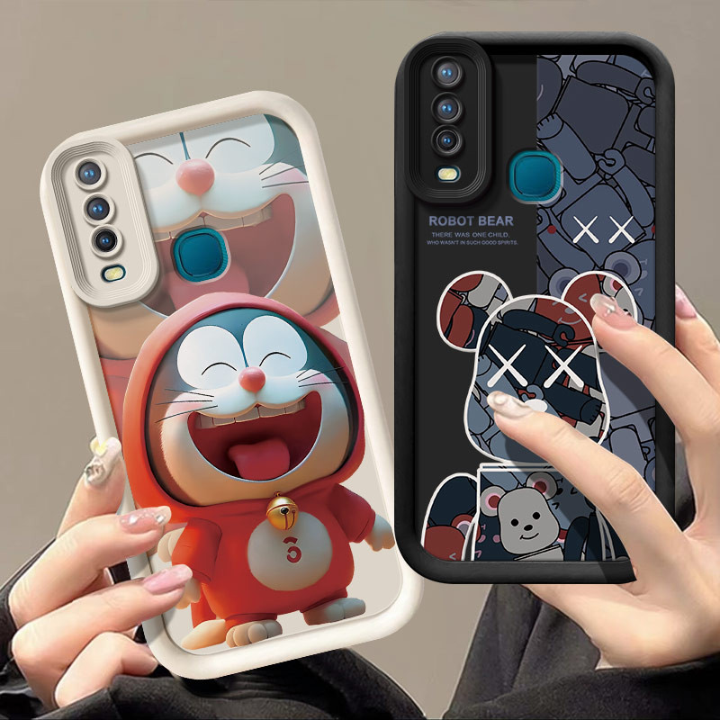 เคส vivo y11 สําหรับปลอก y12 y15 y17 u10 case เคสโทรศัพท์ป้องกันการตกน่ารัก