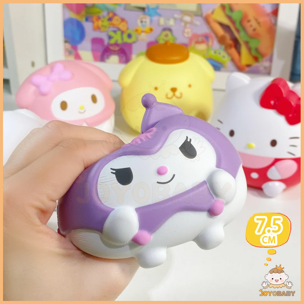 JOYOBABY สควิสชี่ Sanrio ของเล่นคลายเครียด คลายเครียด บีบของเล่น ของเล่นสนุก