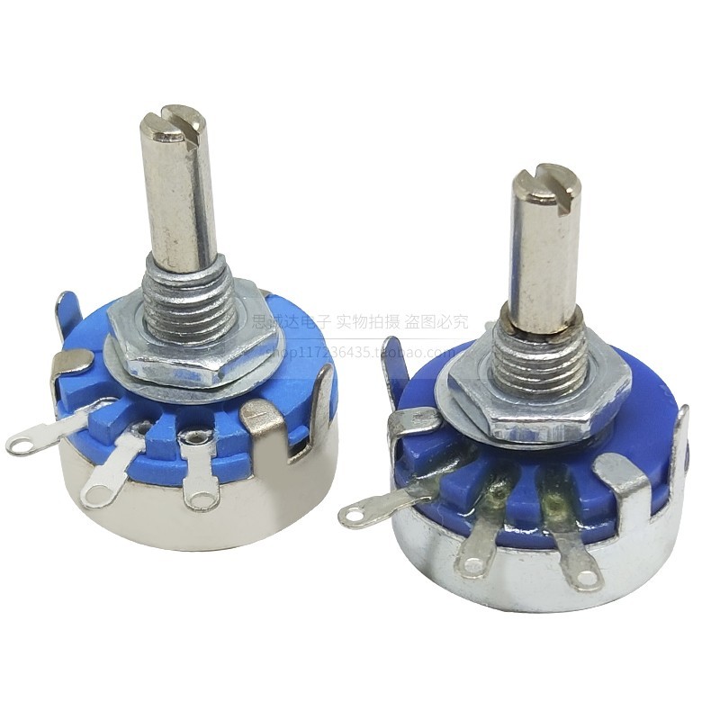 Wh5-1a ฟิล์มคาร์บอน Potentiometer 100R 470R 1K 2.2K 4.7K 10K 22K 47K 100K 1M ยี่ห้อใหม่
