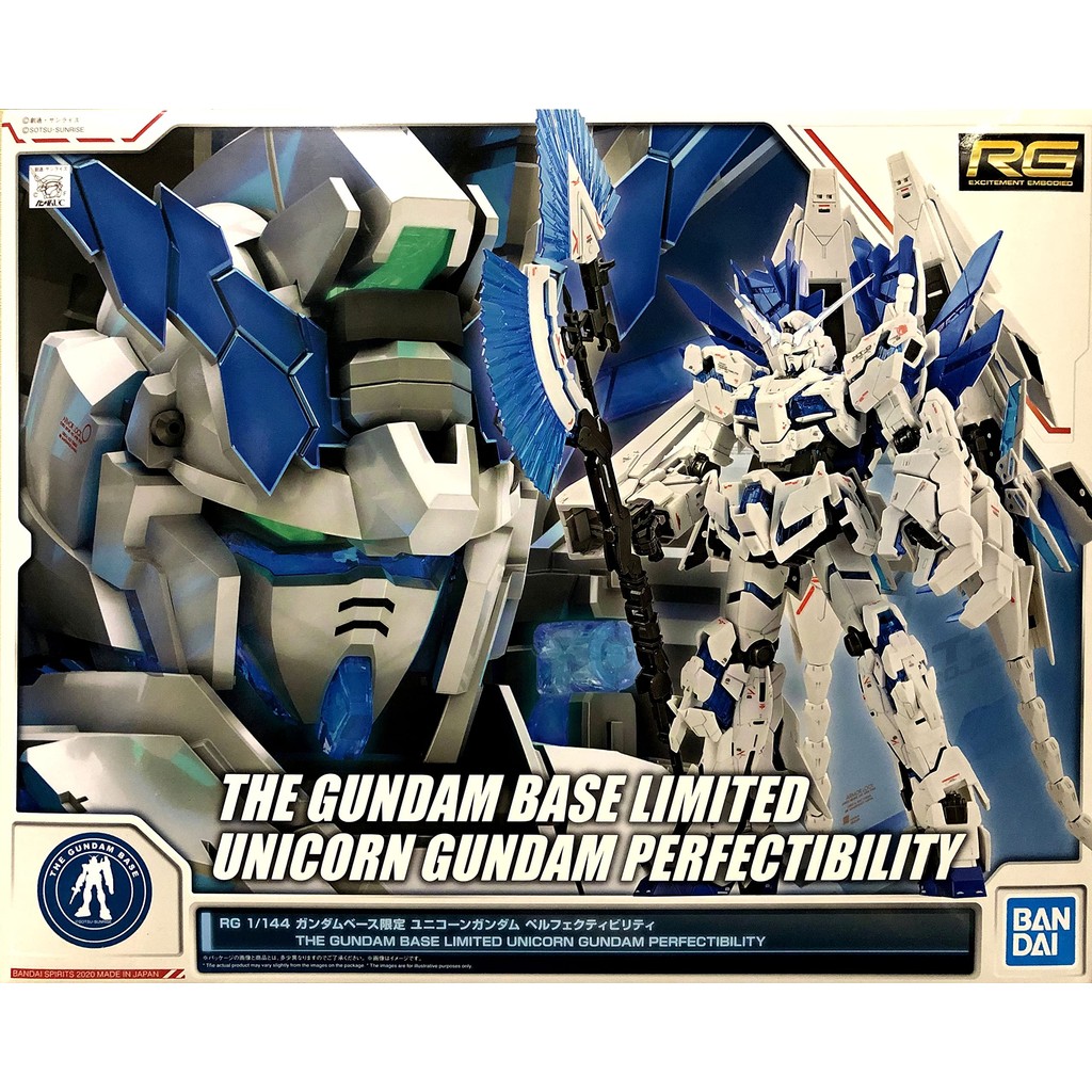 BANDAI SPIRITS RG 1/144 Unicorn Gundam Perfectibility Model Kit Bandai