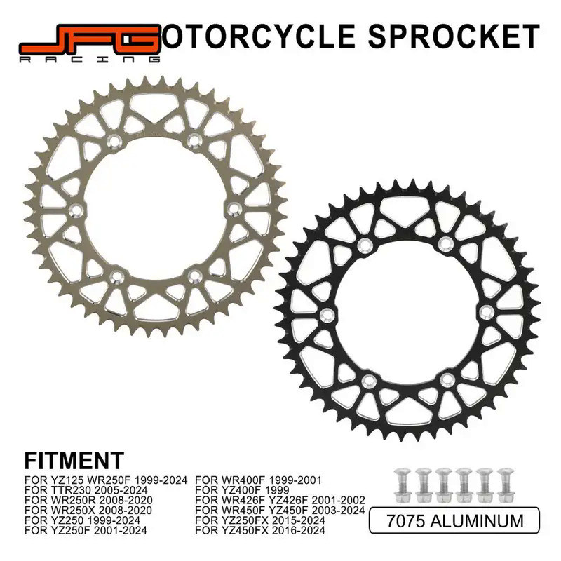 MoMotorcycles Accessories Sprockets 48T 150mm For YZ125 YZ250 YZ WR 250F 400F 250FX 450FX 250R 250X 