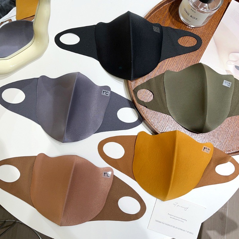 สไตล์จดหมายอบอุ่นขี่จักรยานใบหน้าปกผู้หญิงผู้ชายกลางแจ้งฤดูใบไม้ร่วงฤดูหนาว กันลม เย็นป้องกันหน้ากากวิ่ง - รูปที่ 6