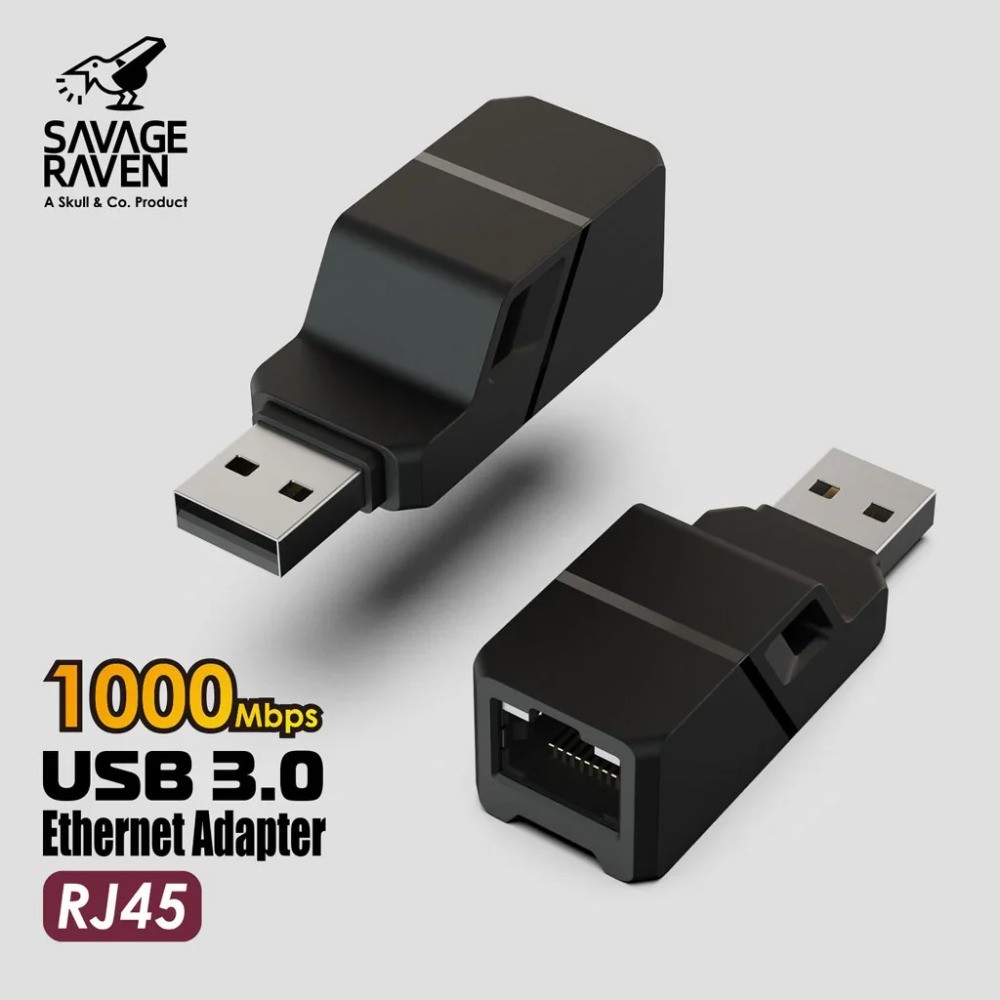 กระโหลกแอนด์โค อะแดปเตอร์ USB 3.0 ถึง RJ45 Gigabit Ethernet สําหรับ Nintendo Switch & Switch Oled /L