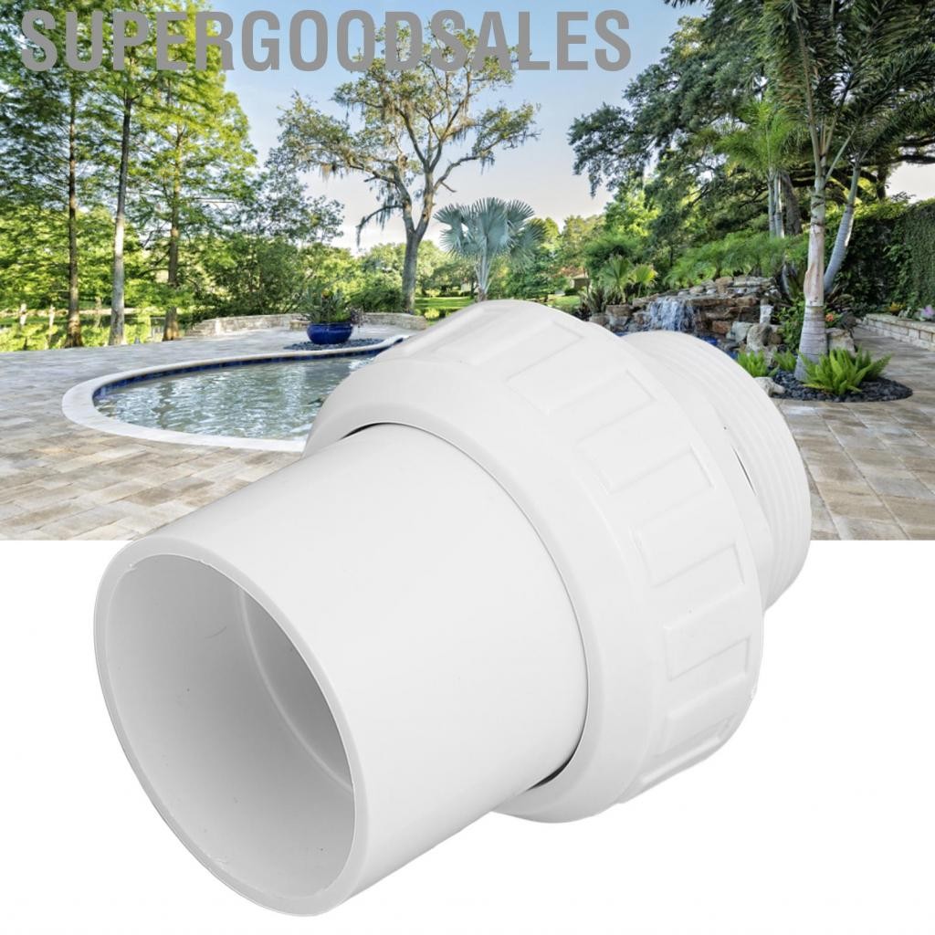Supergoodsales Atyhao 2 ด้ายชายสระว่ายน้ำตัวกรองปั๊มอะแดปเตอร์สุทธิฟิตติ้ง Jet
