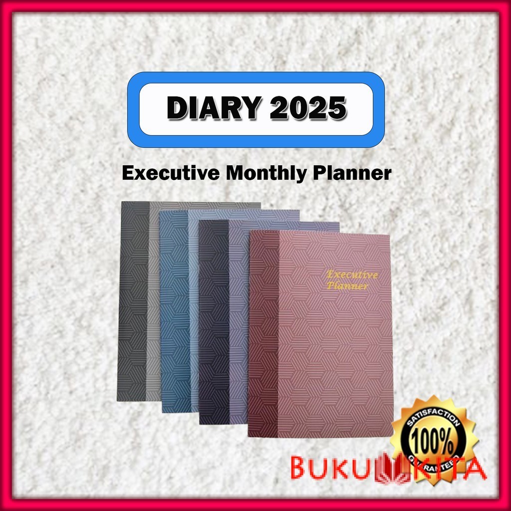 ผู้บริหาร Planner ขนาด A4 2025 พร้อมการ์ด / ไดอารี่ 2025