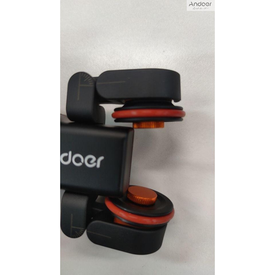Andoer มอเตอร์กล้องวิดีโอ Dolly ขนาดระบุ Auto Dolly Motorized Video Slider Skater 3 ความเร็วปรับ 2.4G รีโมทคอนโทรลผู้ถือโทรศัพท์ Ballhead เปลี่ยน fo