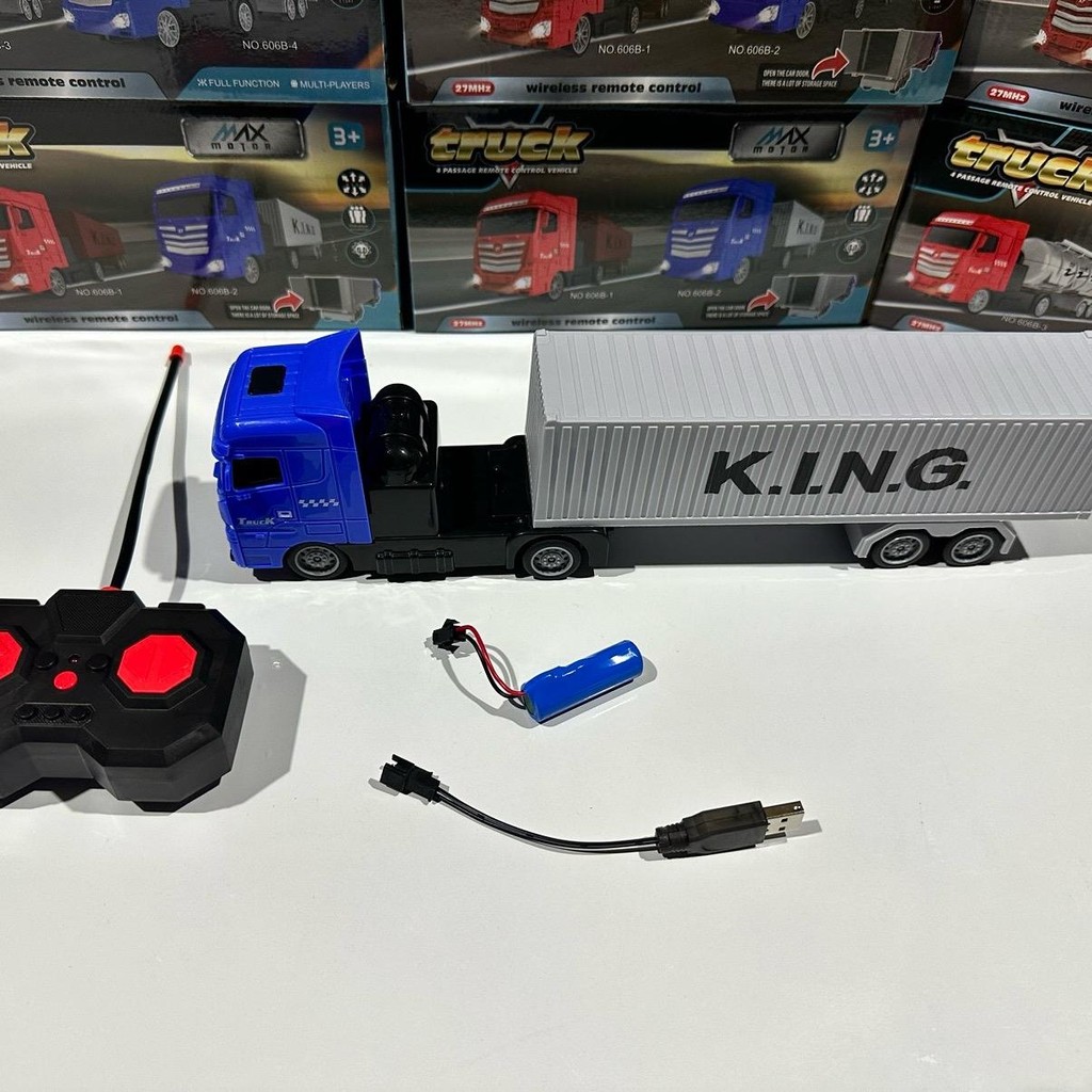 NP รถหัวลากบังคับ รถบรรทุกบังคับ คอนเทนเนอร์บังคับวิทยุ ของเล่นเด็ก ของเล่นรถบังคับ - รูปที่ 6