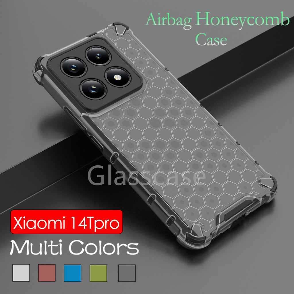 สําหรับ Xiaomi 14 13 T pro 14T 14Tpro 13T 13Tpro Mi14T Mi14Tpro Mi13T Mi13Tpro 5G รังผึ้ง PC เคสโทรศัพท์โปร่งใสแฟชั่นกรณีกันกระแทก Hard ปลอกเลนส์ฝาครอบป้องกัน