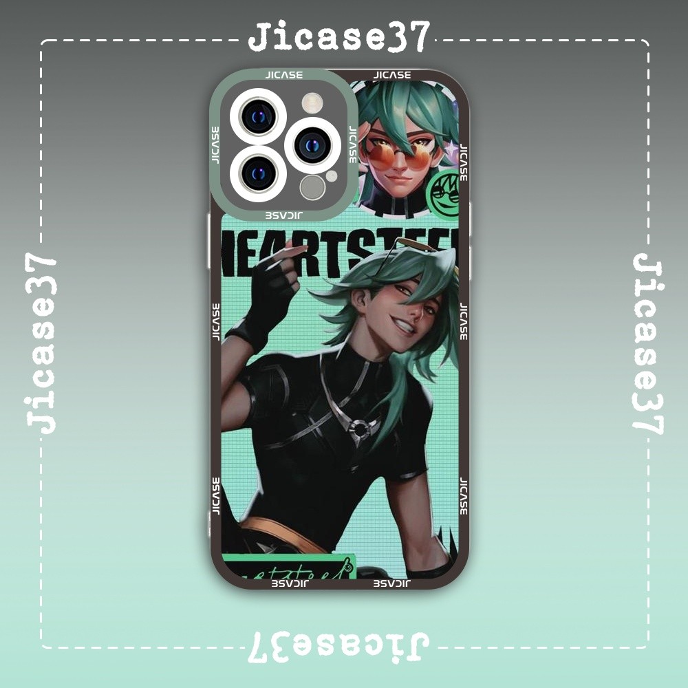 เคสไอโฟนขอบเหลี่ยม Samsung Xiaomi Oppo Game League of Legends Ezreal