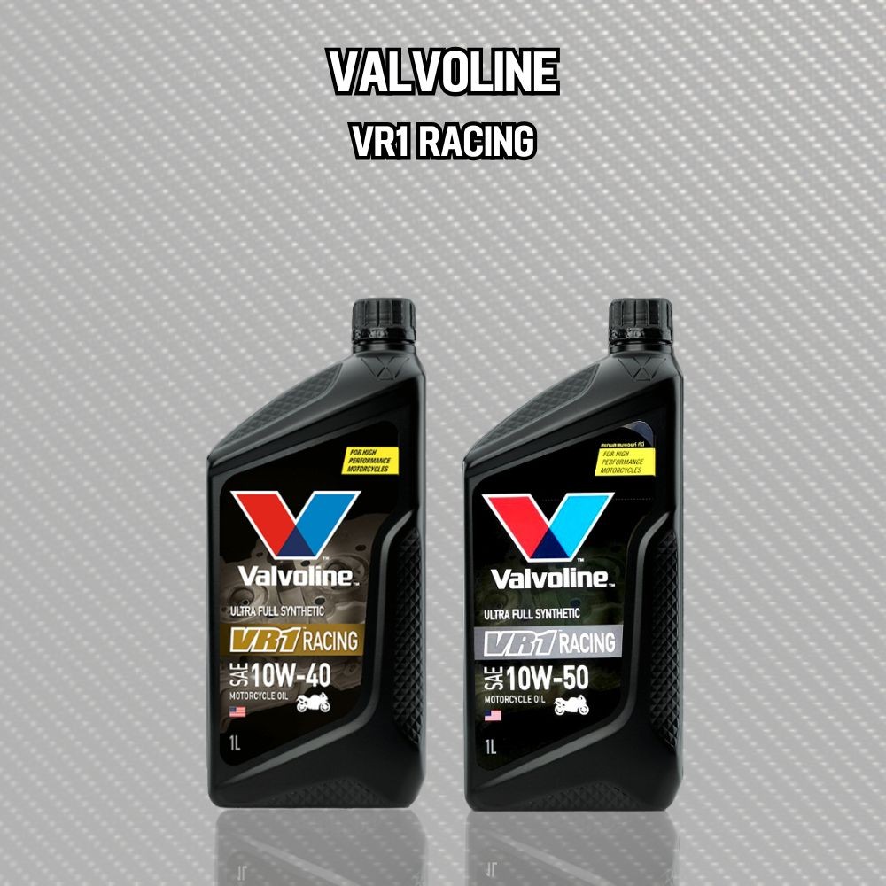 น้ำมันเครื่องสังเคราะห์แท้100% VALVOLINE VR1 RACING 10W-50 / 10W-40 ขนาด 1 ลิตร