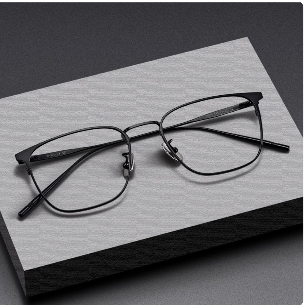 TITAN GLASS FRAME TYSON GLASS FRAME แก้วสี่เหลี่ยมคุณภาพสูง แฟชั่นรัดรูปสําหรับผู้ชายและผู้หญิง ฟรีก