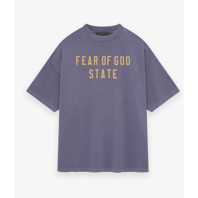 Ready Stock FEAR OF GOD ESSENTIALS เสื้อยืดแขนสั้นพิมพ์ลาย 24FW